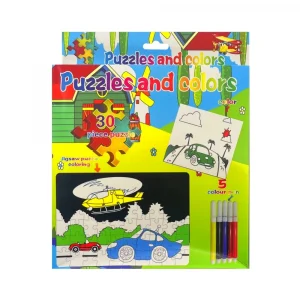 Puzzle vyfarbovacie 26x26cm